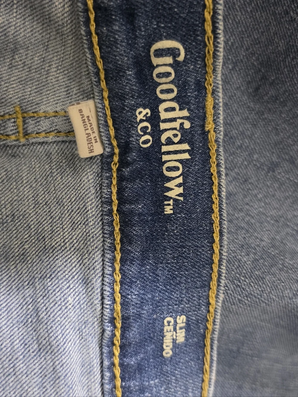 Goodfellow & Co Men's Slim Fit Jeans Slim Hip Thigh and Leg Total Flex Size40X30